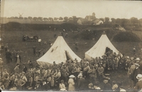 1919 Korpslejr overnatnig på Dybbøl skanser