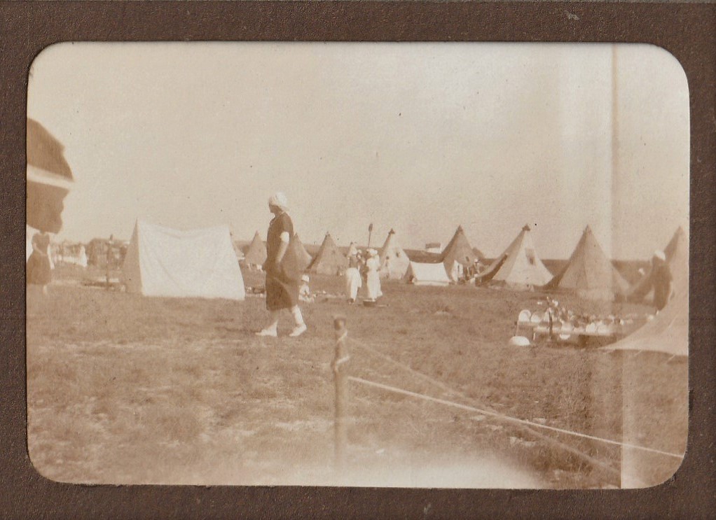 1925 KFUK sp landslejr Udsigt over lejren
