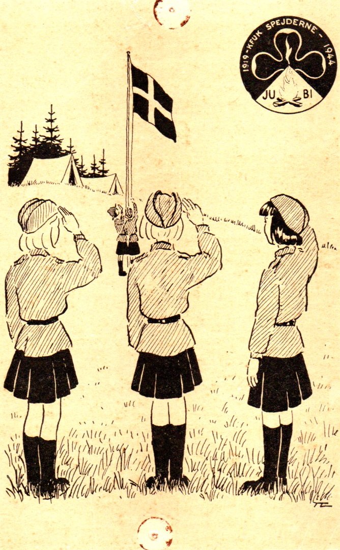 1944 landslejr postkort 1