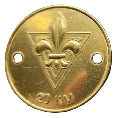 KFUM Sp spejder 20 km messing