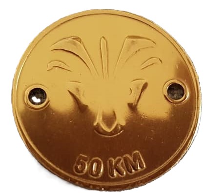 KFUM Sp spejder 50 km ny messing